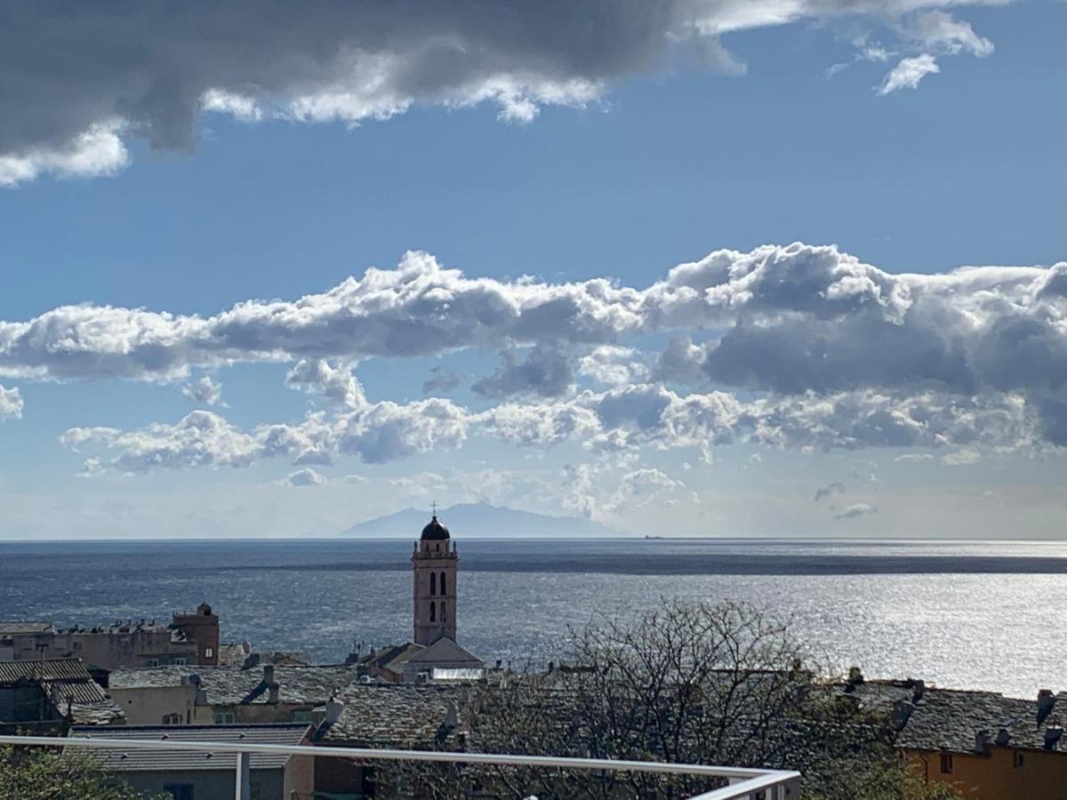 Magnifique Maison Avec Vue Mer Hauteur De Bastia Bastia  Esterno foto