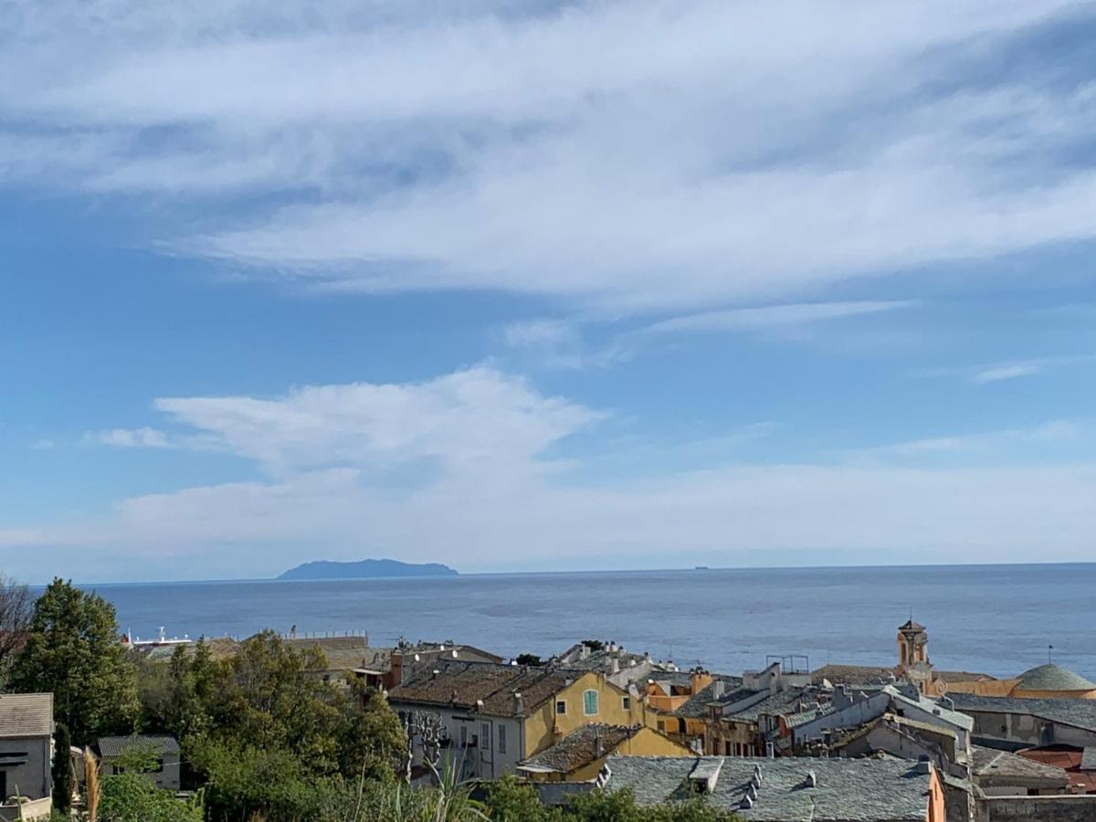 Magnifique Maison Avec Vue Mer Hauteur De Bastia Bastia  Esterno foto