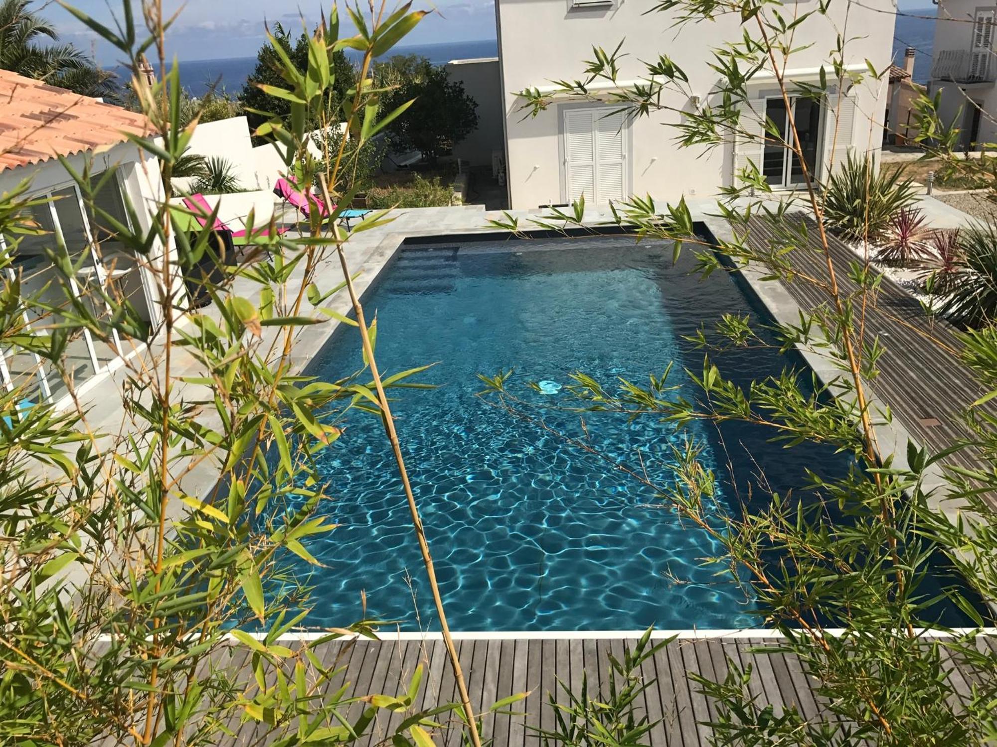 Magnifique Maison Avec Vue Mer Hauteur De Bastia Bastia  Esterno foto